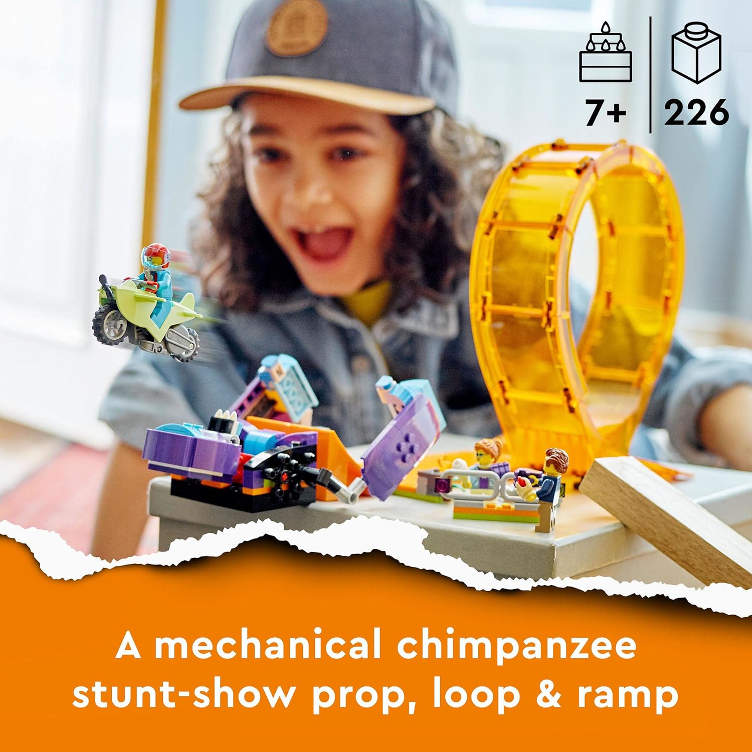 LEGO® City Smashing Chimpanzee Stunt Loop 