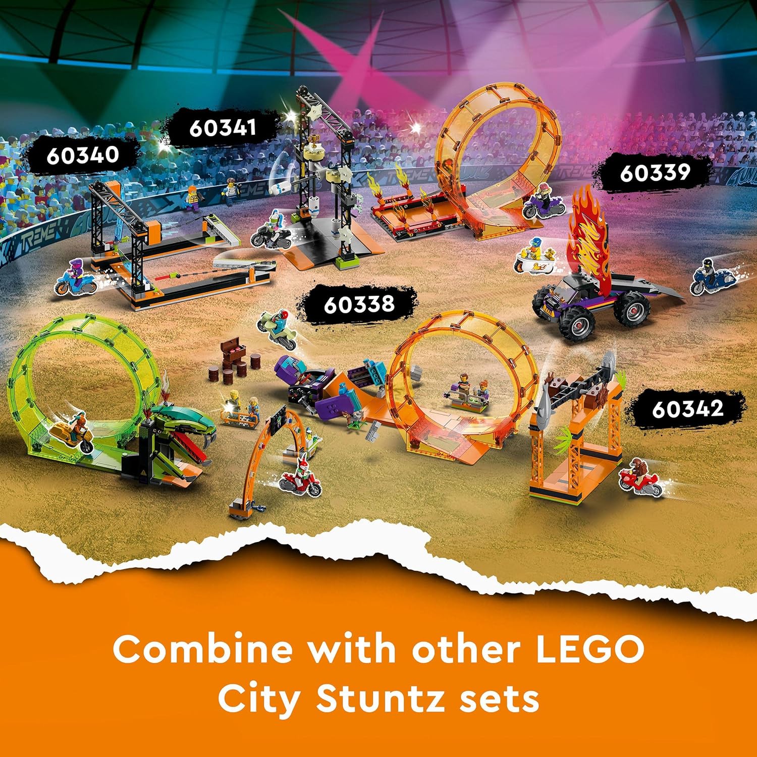 LEGO® City Smashing Chimpanzee Stunt Loop 
