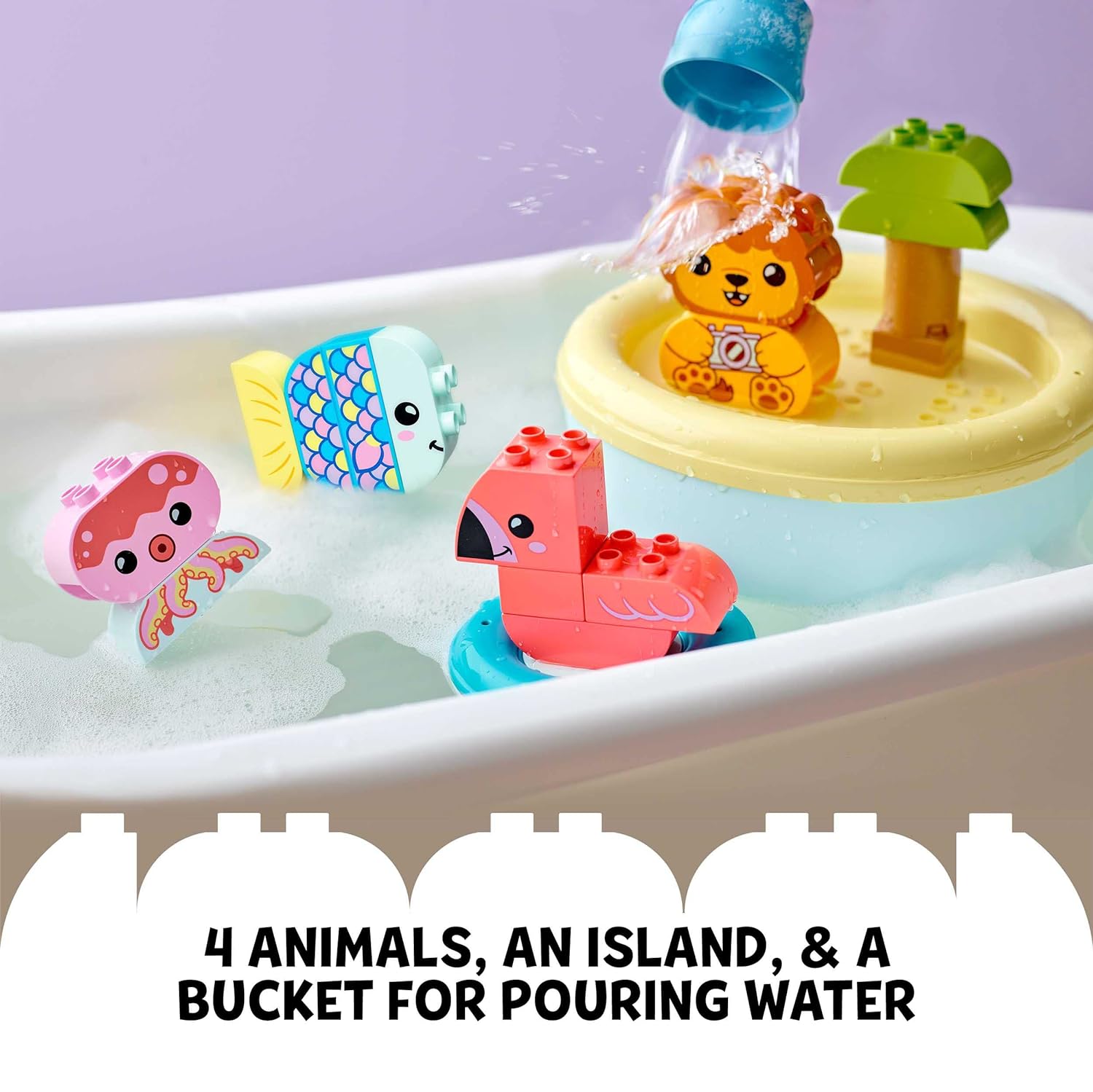 LEGO® DUPLO® Bath Time Fun: Floating Animal Island 